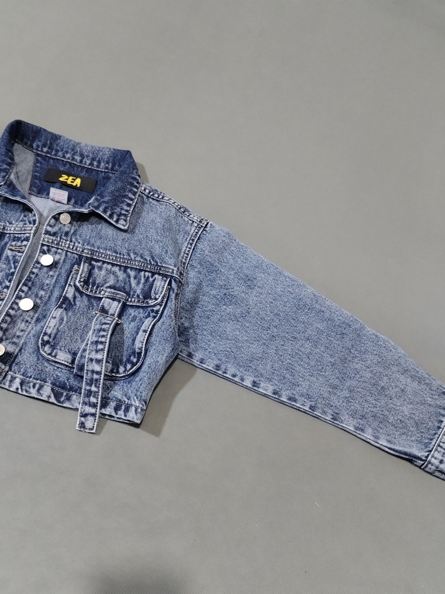 Jacket Denim Cargo Intermedio