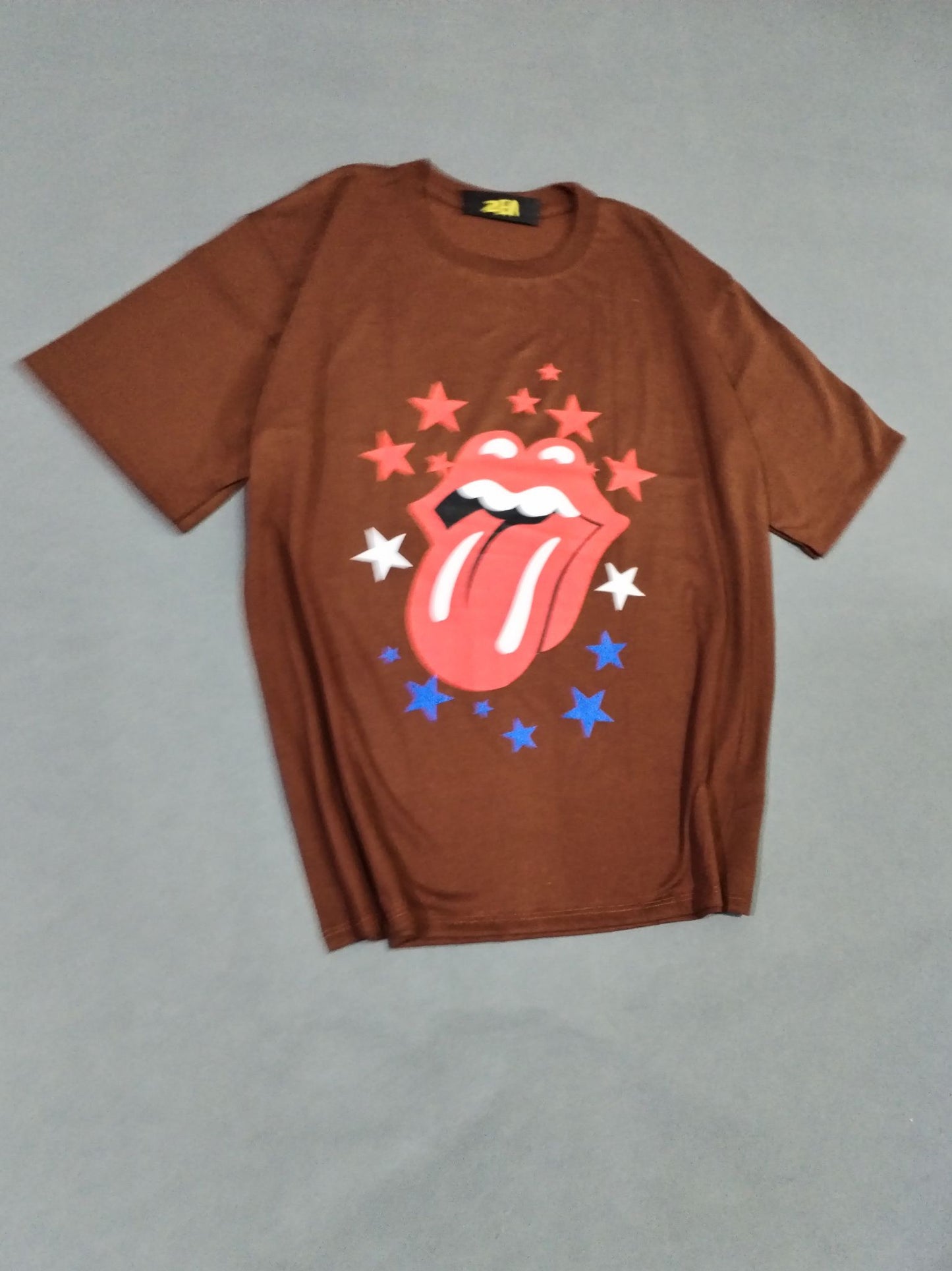 Polo Oversize Rolling Stones Marrón