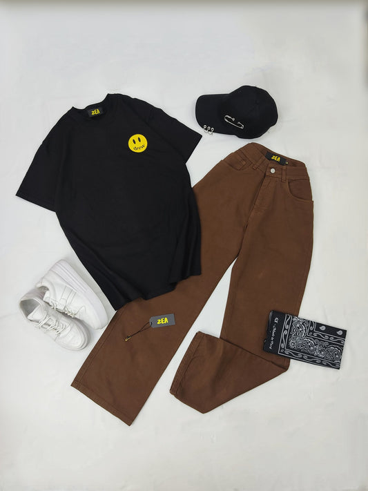 Baggy Clásico + Polo Oversize + Gorro + Bandana