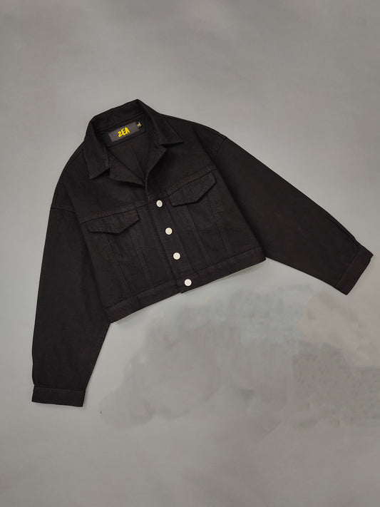 Jacket Denim Negro