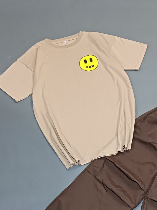Polo Emoji Oversize Beige