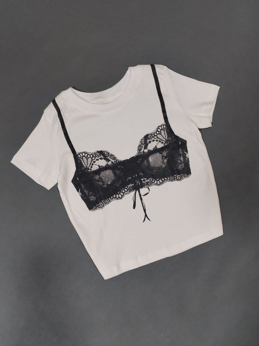 Polo  Baby Tee Bralette