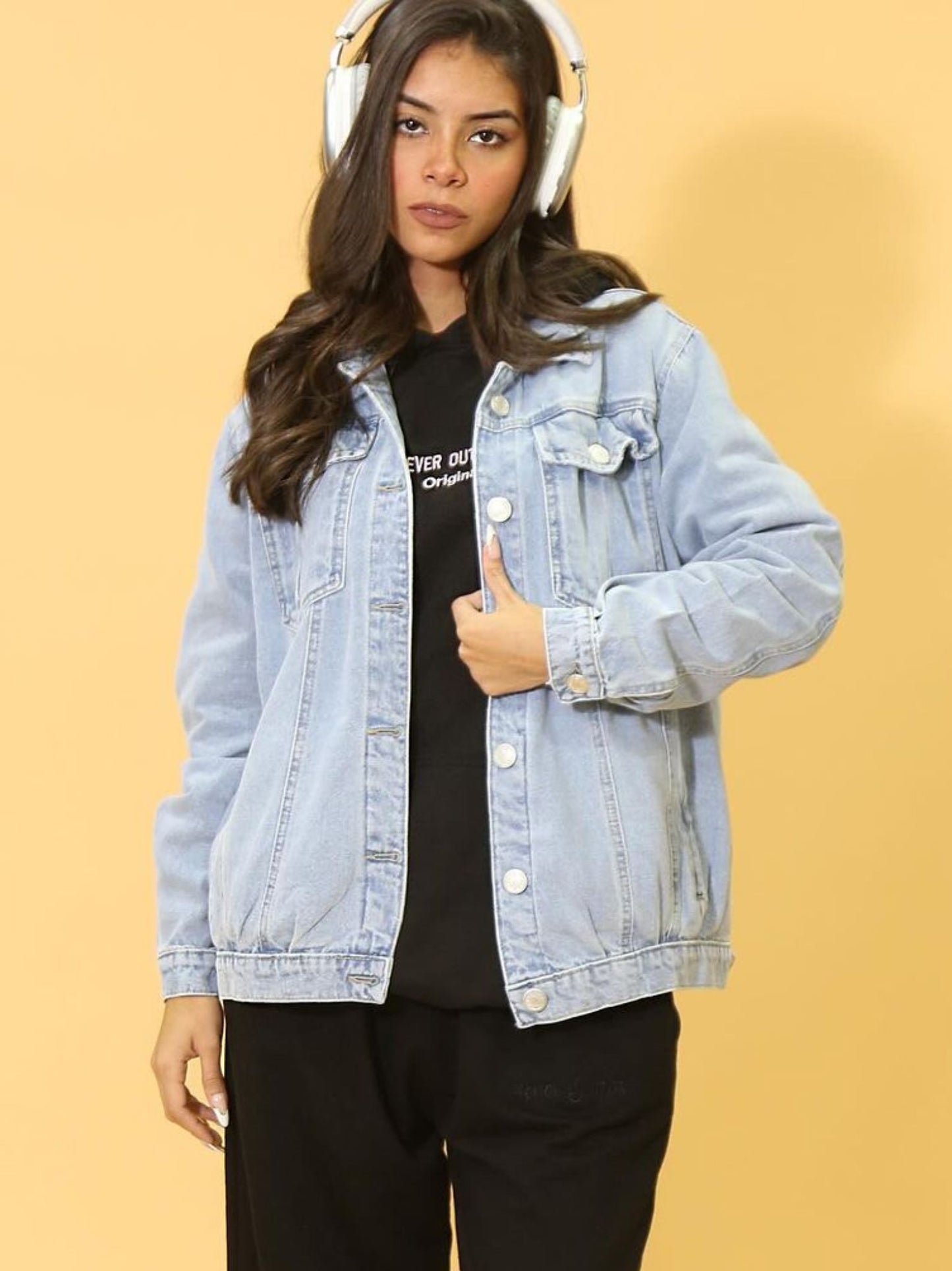 Jacket Denim Oversize Hielo