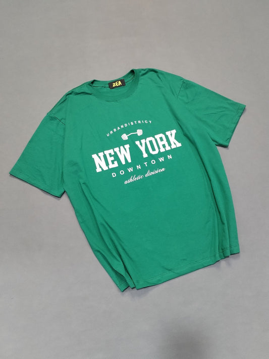 Polo Oversize New York Verde