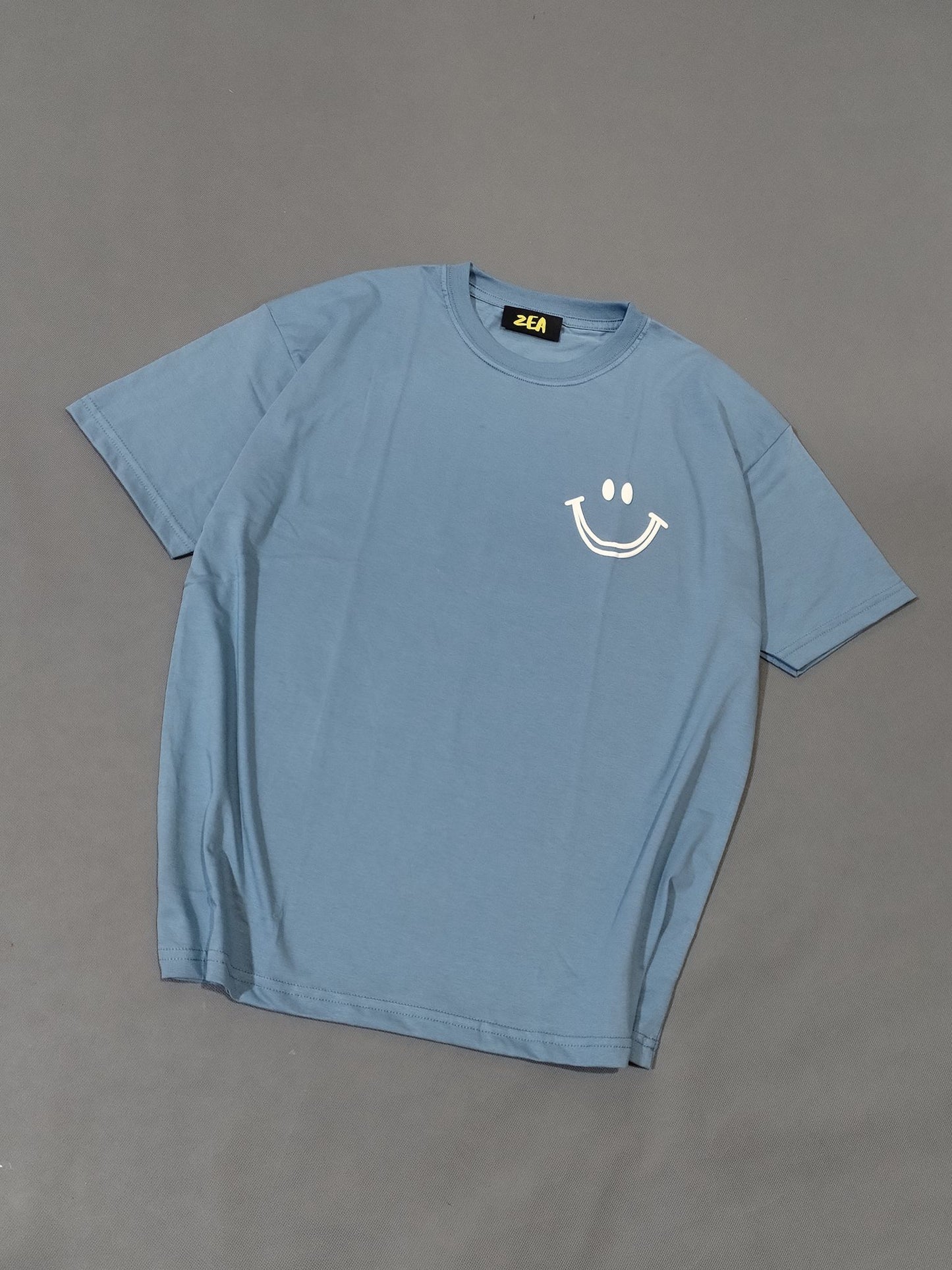 Polo Oversize Sonrisa Azul