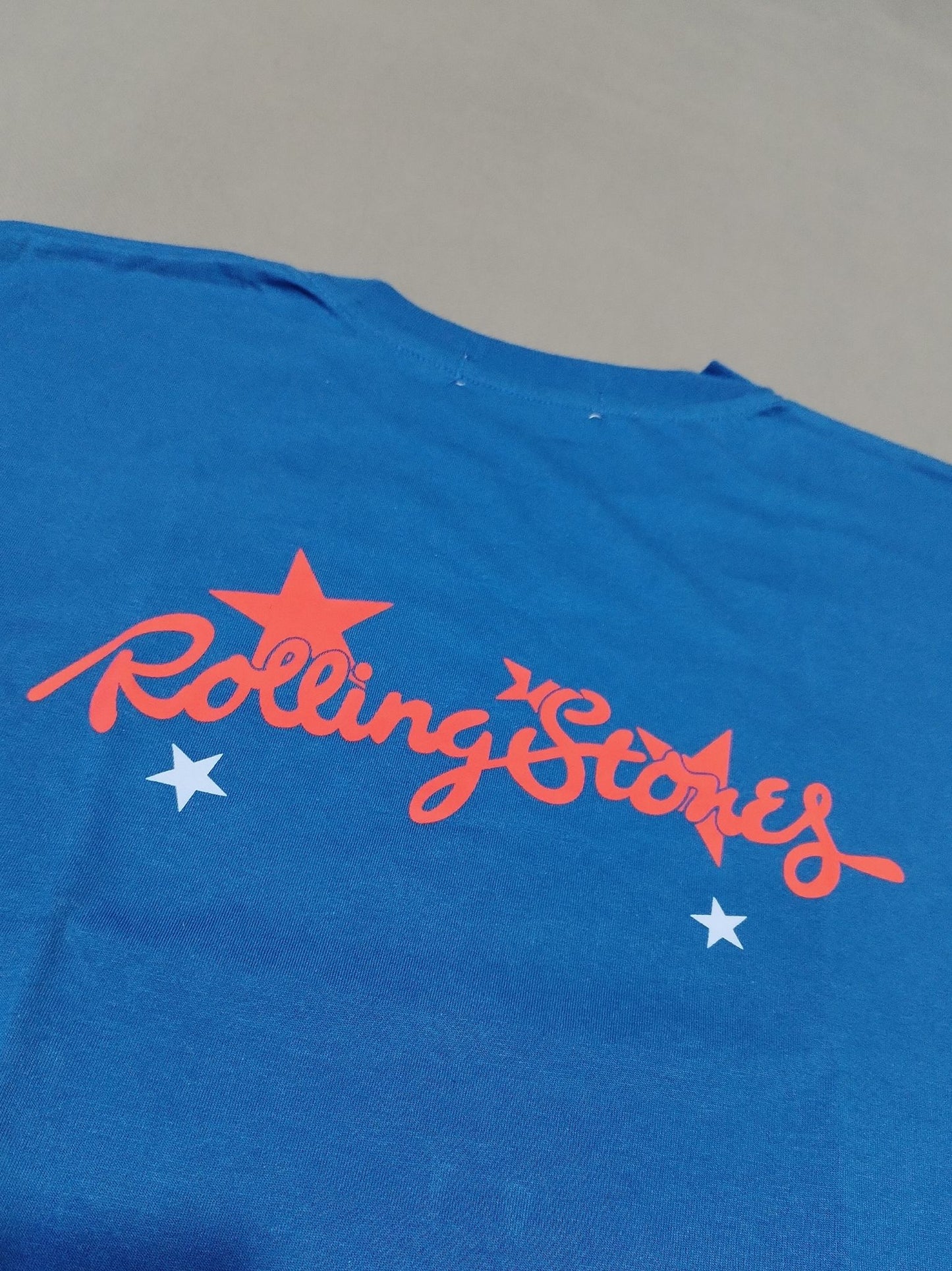 Polo Oversize Rolling Stones Azul