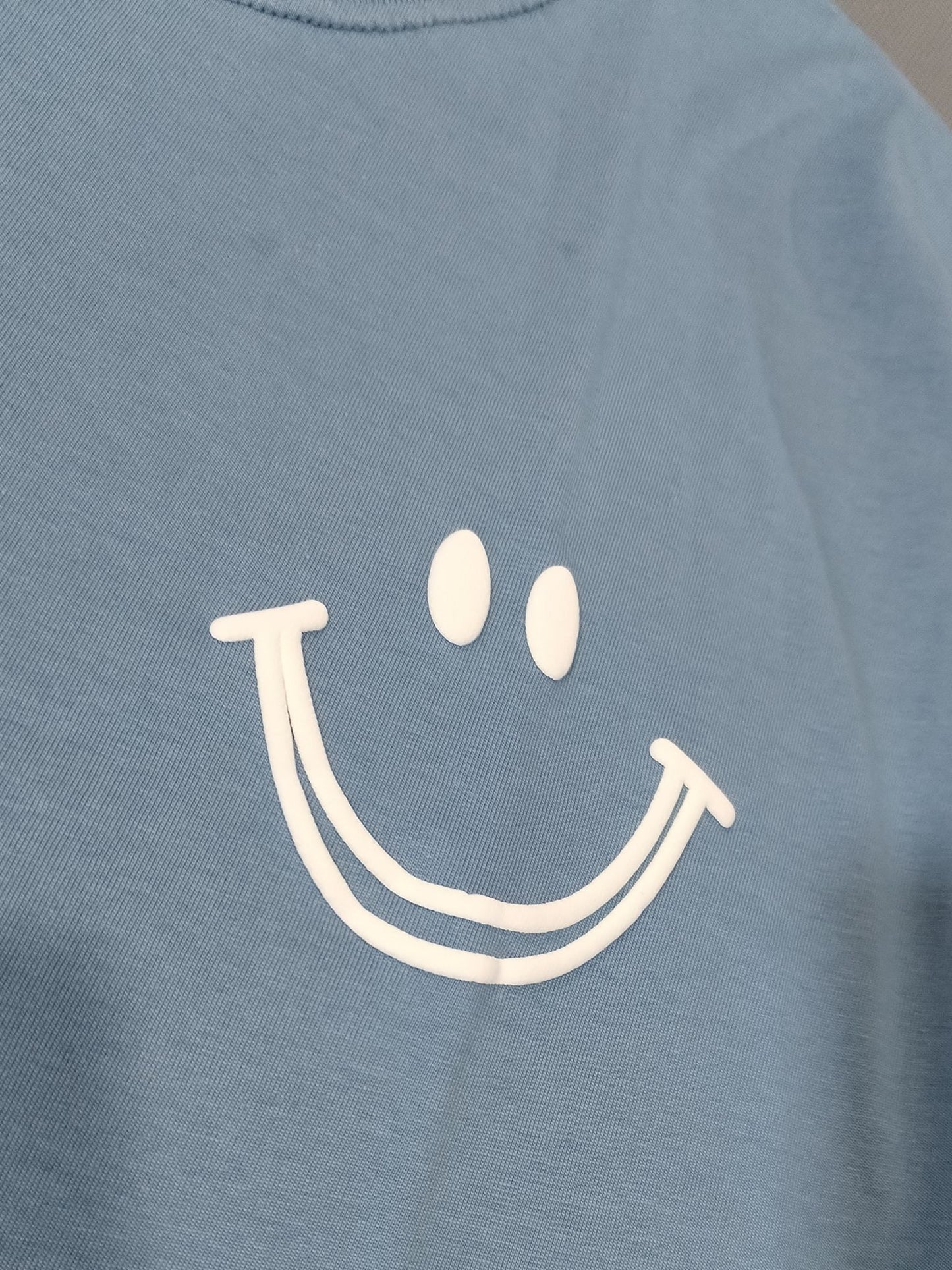 Polo Oversize Sonrisa Azul