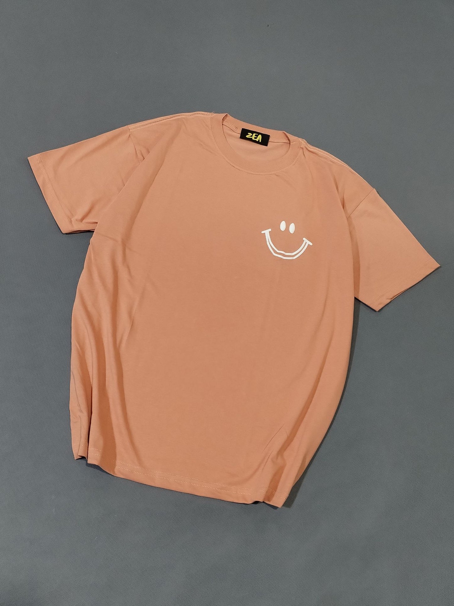 Polo Oversize Sonrisa Naranja