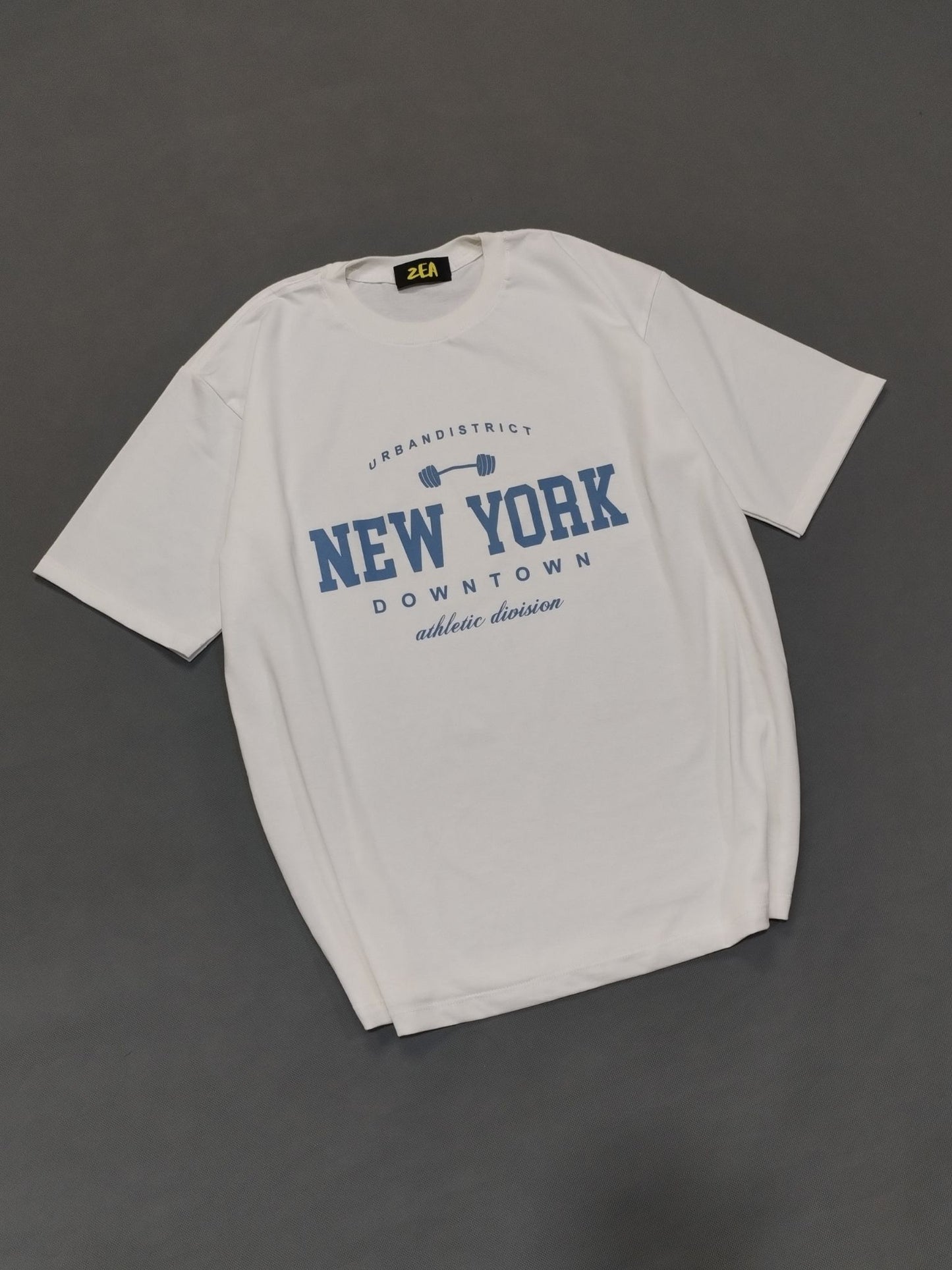 Polo Oversize New York Blanco