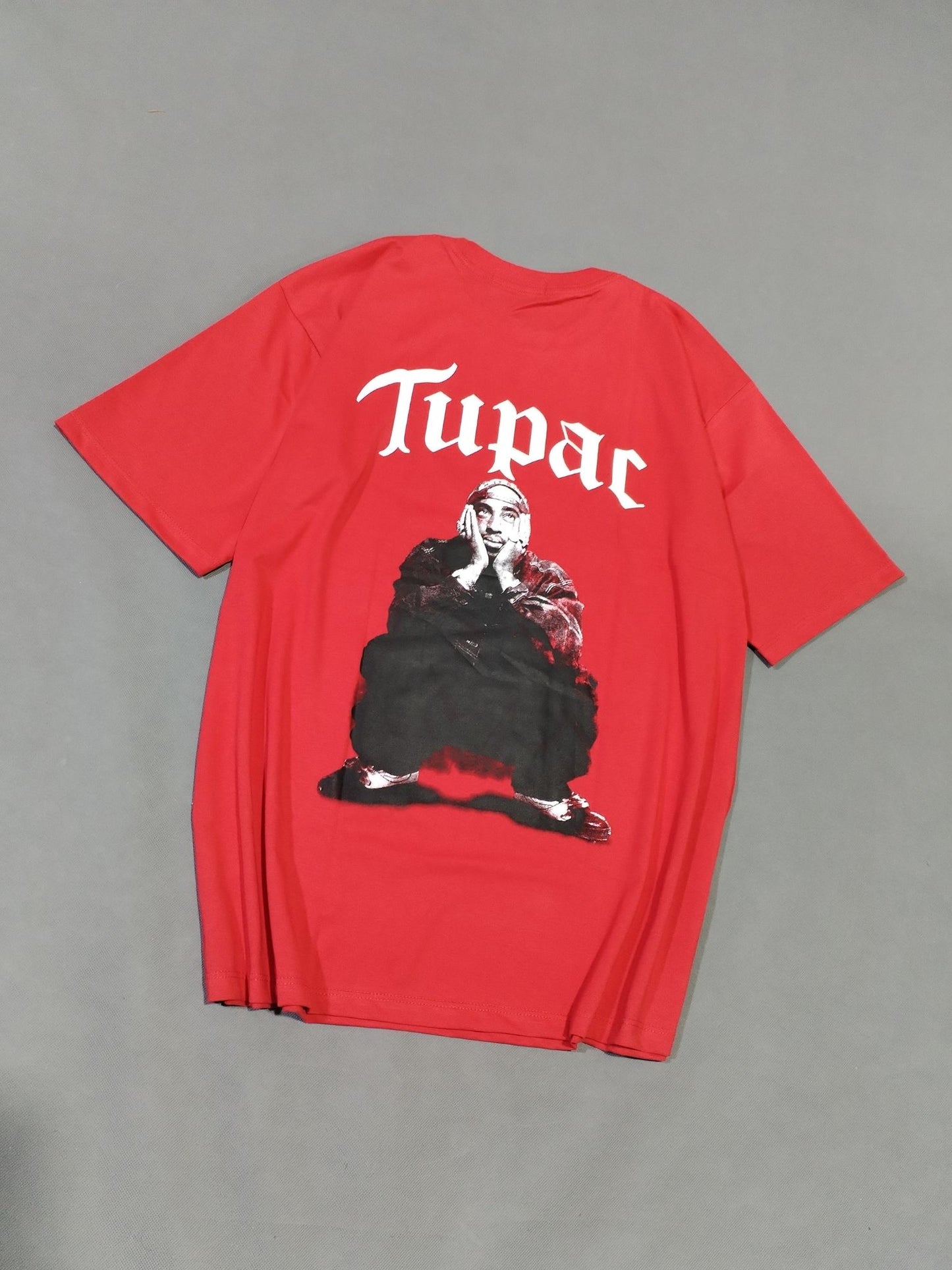 Polo Oversize Tupac Rojo