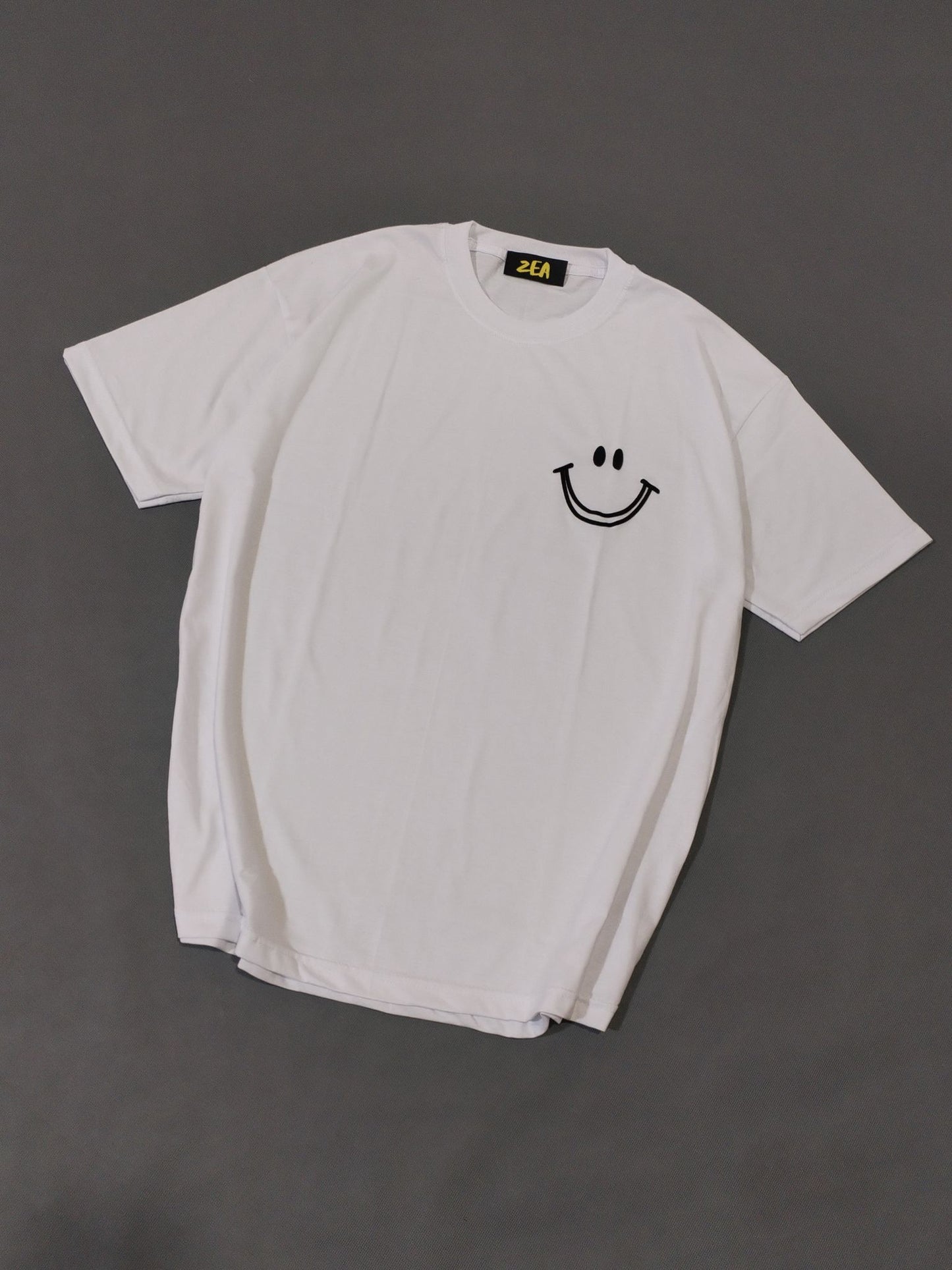 Polo Oversize Sonrisa Blanco