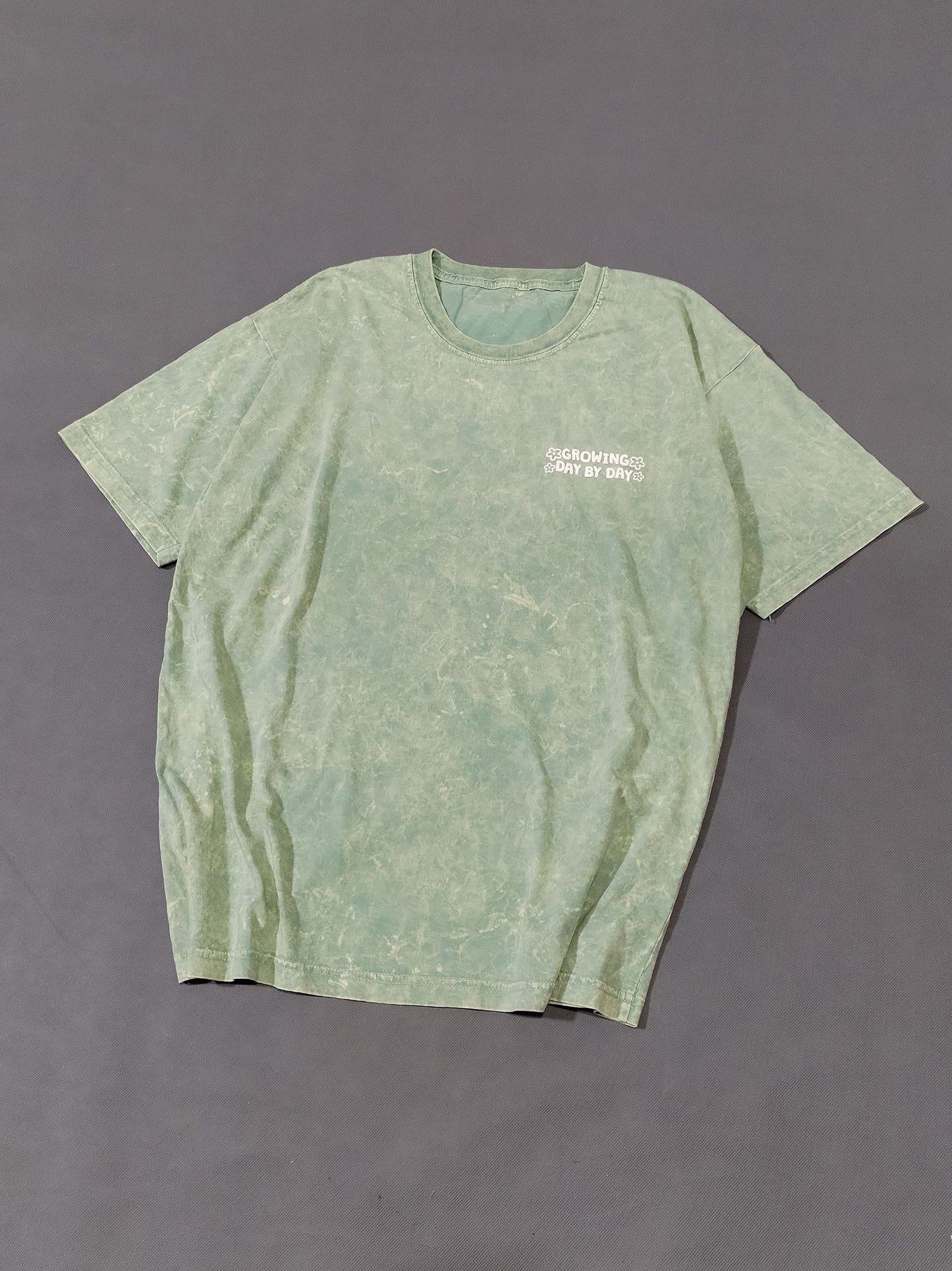 Polo Oversize Acid Wash Verde