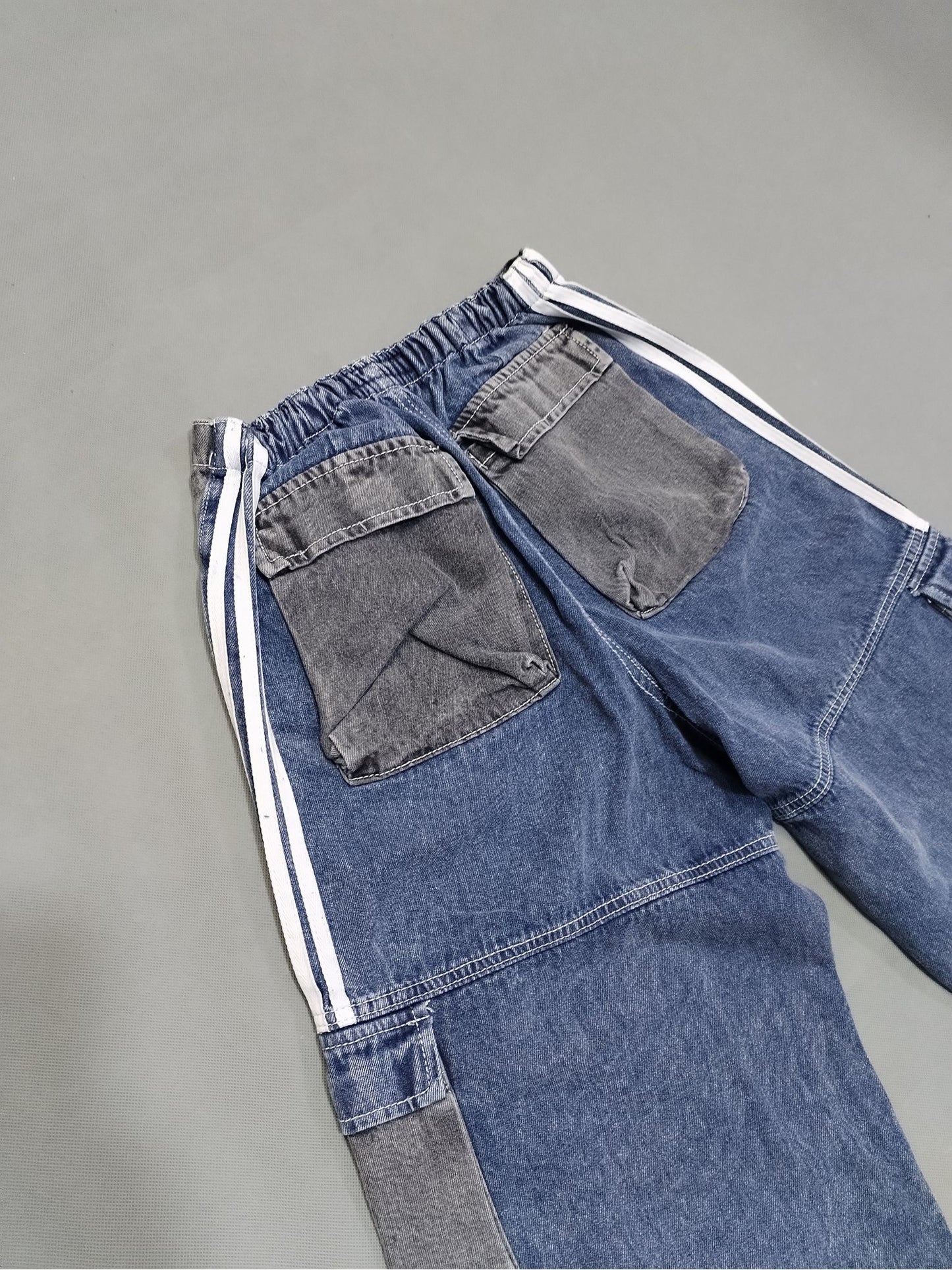 Cargo Track Pants Plomo Azul