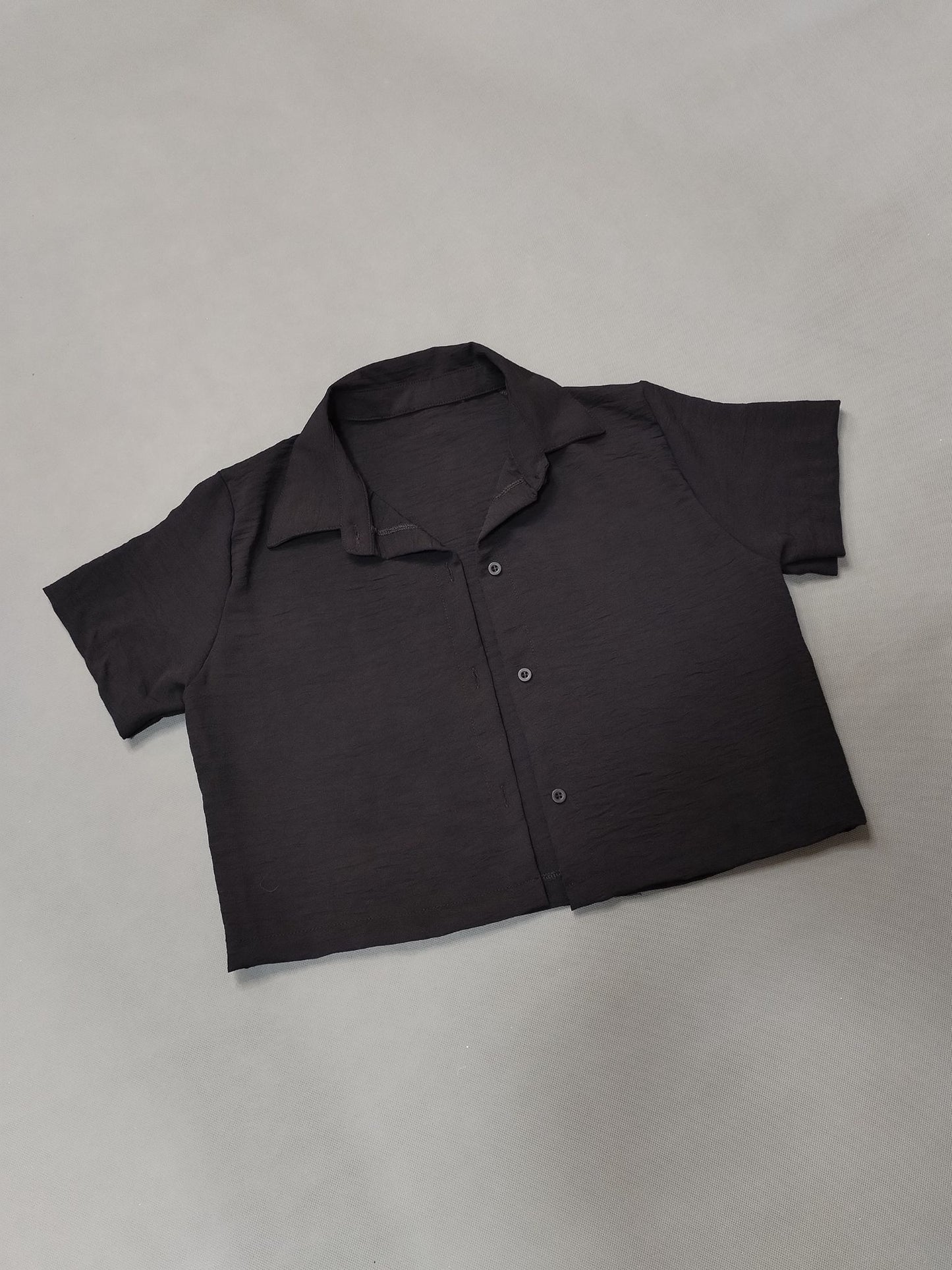 Camisa Corta Negro