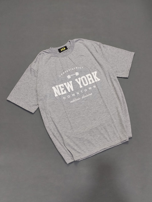 Polo Oversize New York Plomo