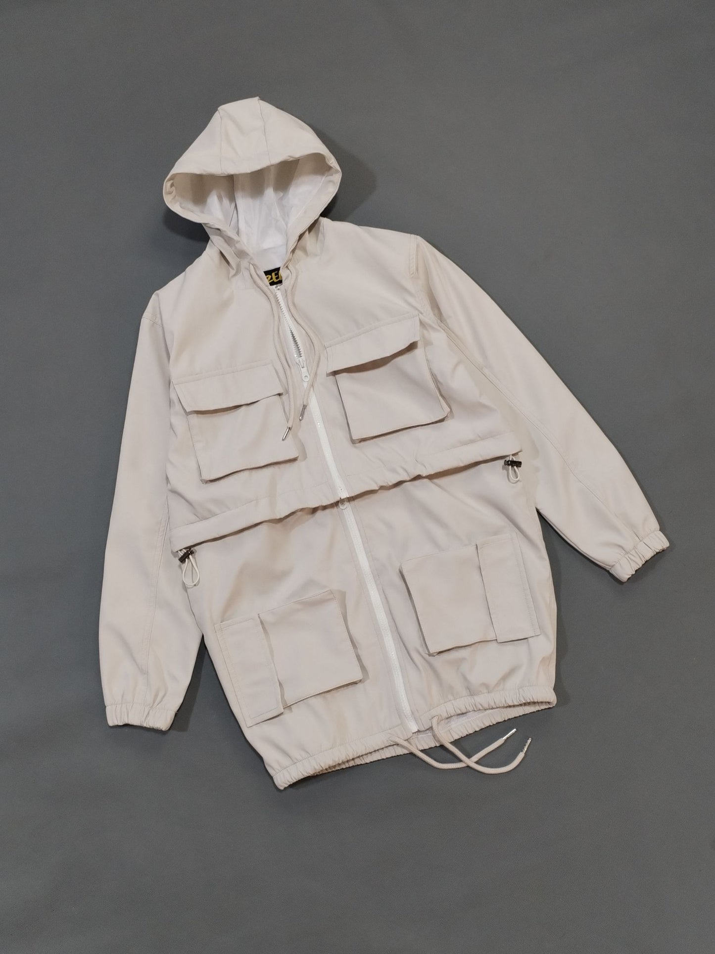 Parka Convertible Hueso