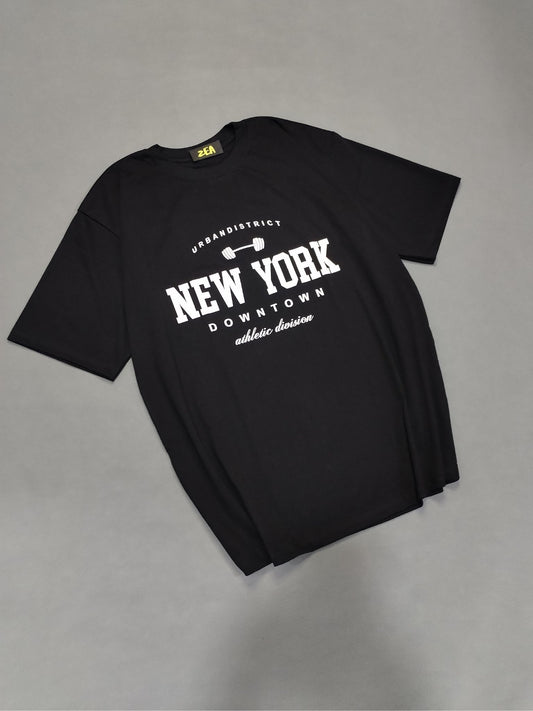 Polo Oversize New York Negro