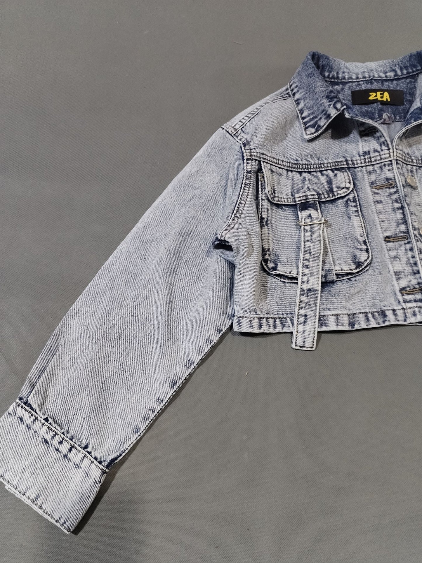 Jacket Denim Cargo Hielo