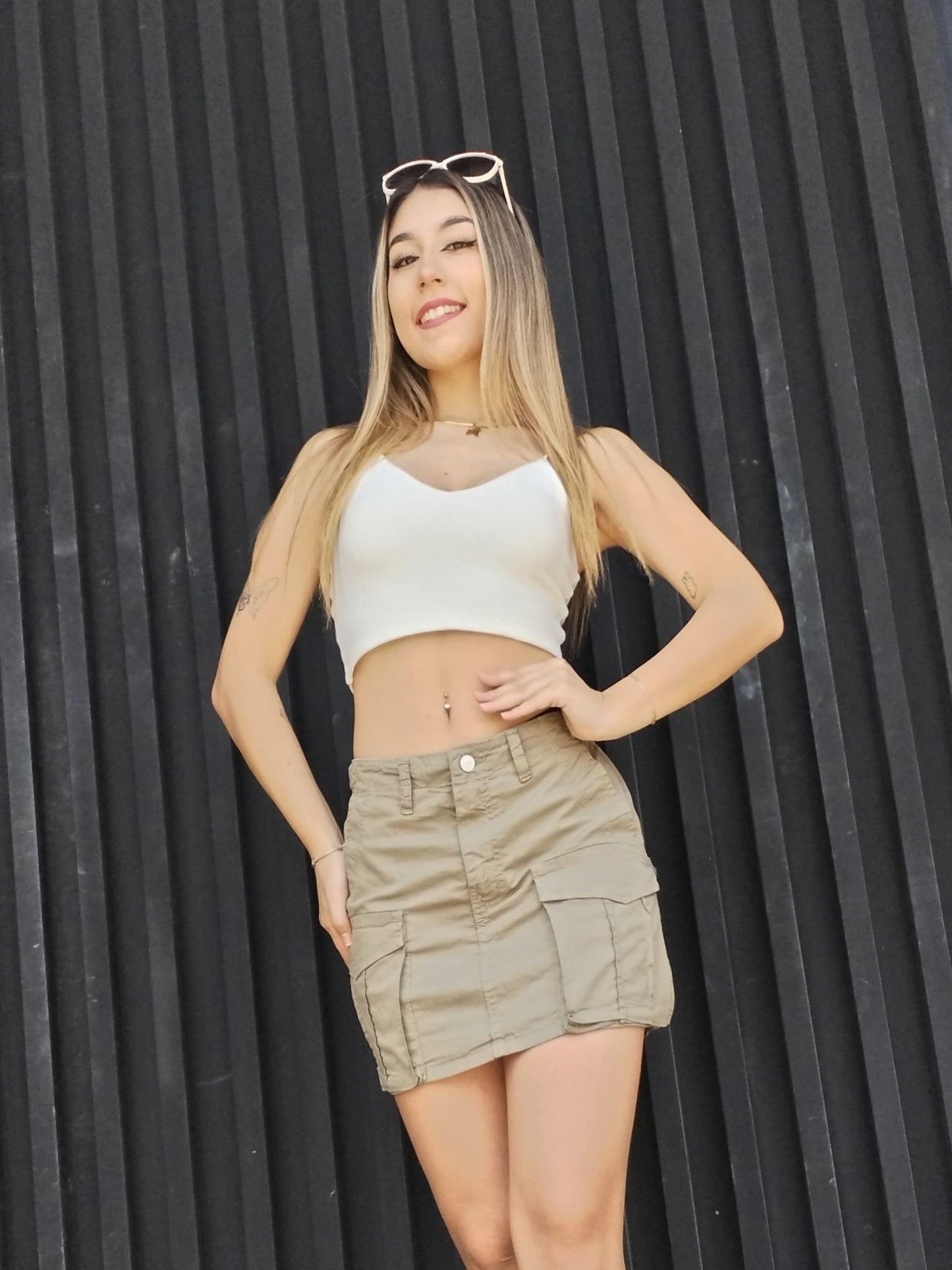 Falda Regulador con Short Interior Verde