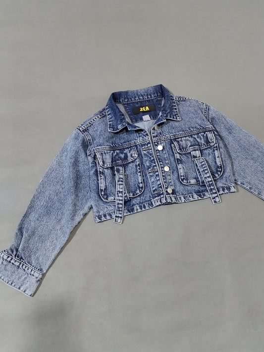 Jacket Denim Cargo Intermedio