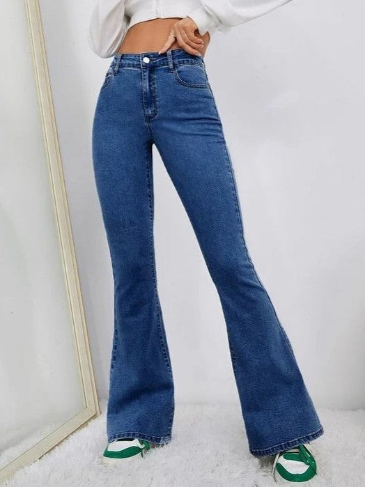 Flare Jean Azul